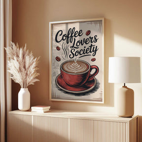 Steaming Cup Club Poster