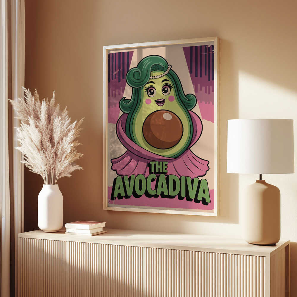 Glamorous Avocado Poster