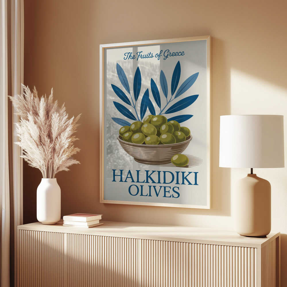 Halkidiki Olives Delight Poster