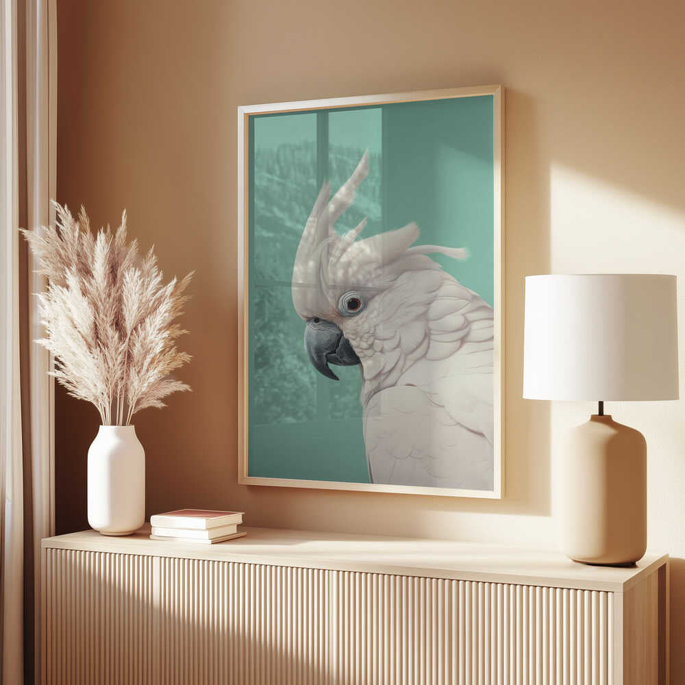 White Cockatoo Poster