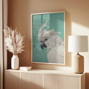 White Cockatoo Poster