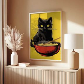Noodle Cat No 1 Poster