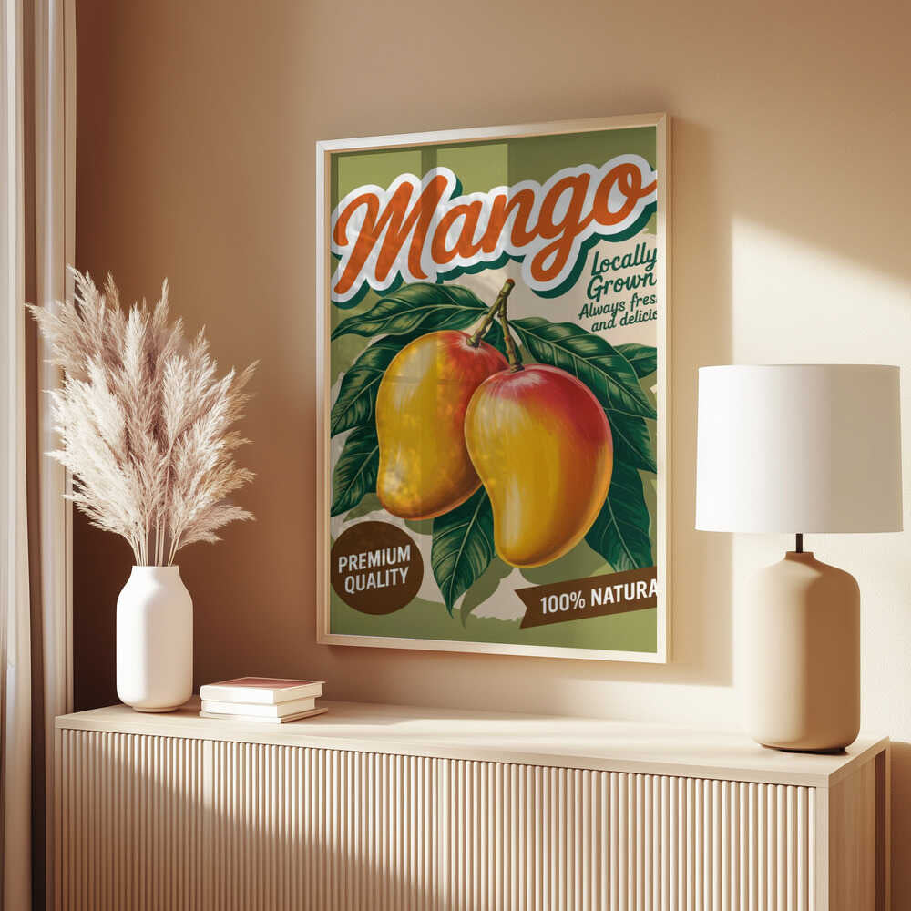 Mango Vintage Poster