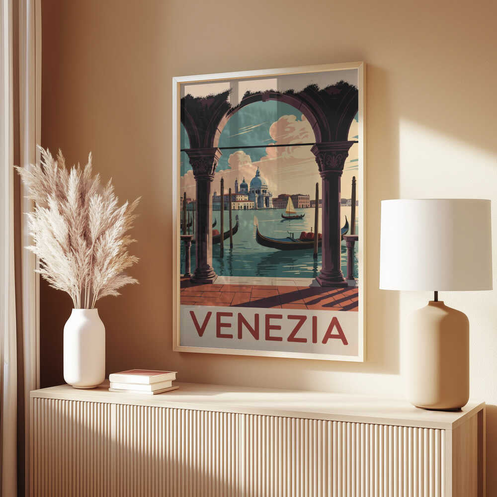 Venezia Vintage Travel Poster Poster