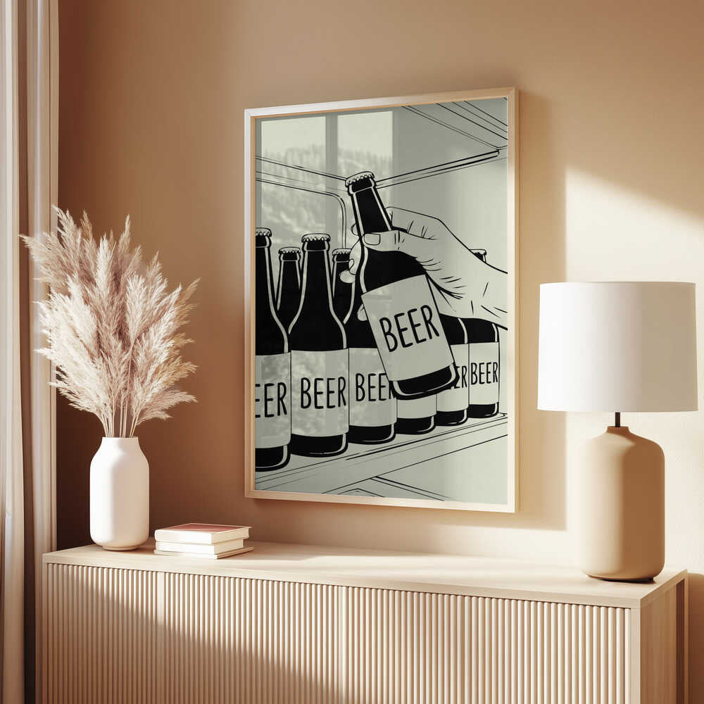 Beer Shelf Poster