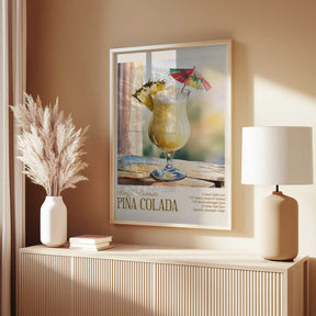 Classic Cocktails - Pina Colada Poster