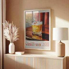 Classic Cocktails - Whiskey Sour Poster