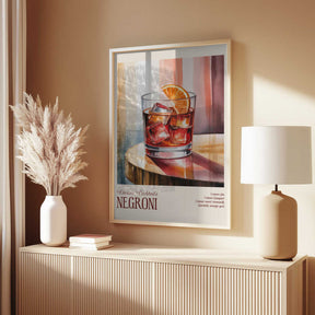 Classic Cocktails - Negroni Poster