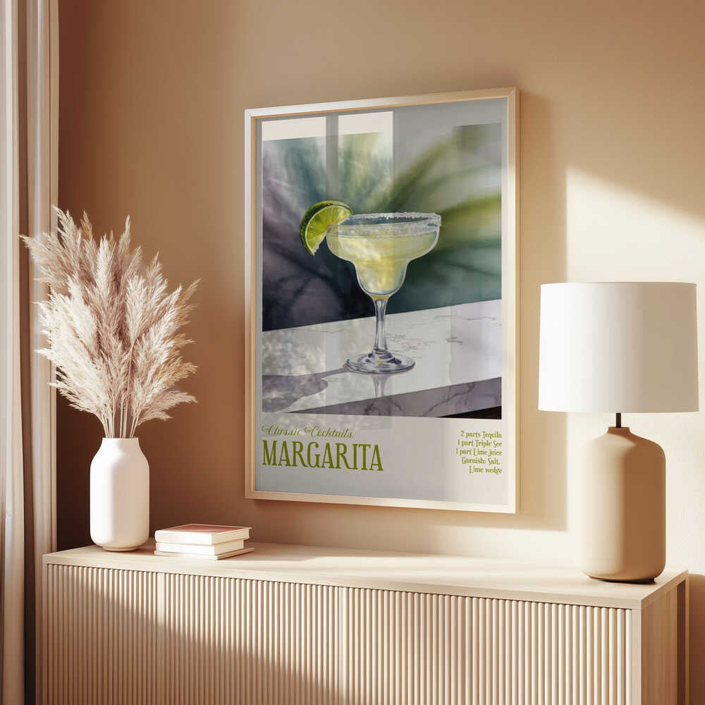 Classic Cocktails - Margarita Poster