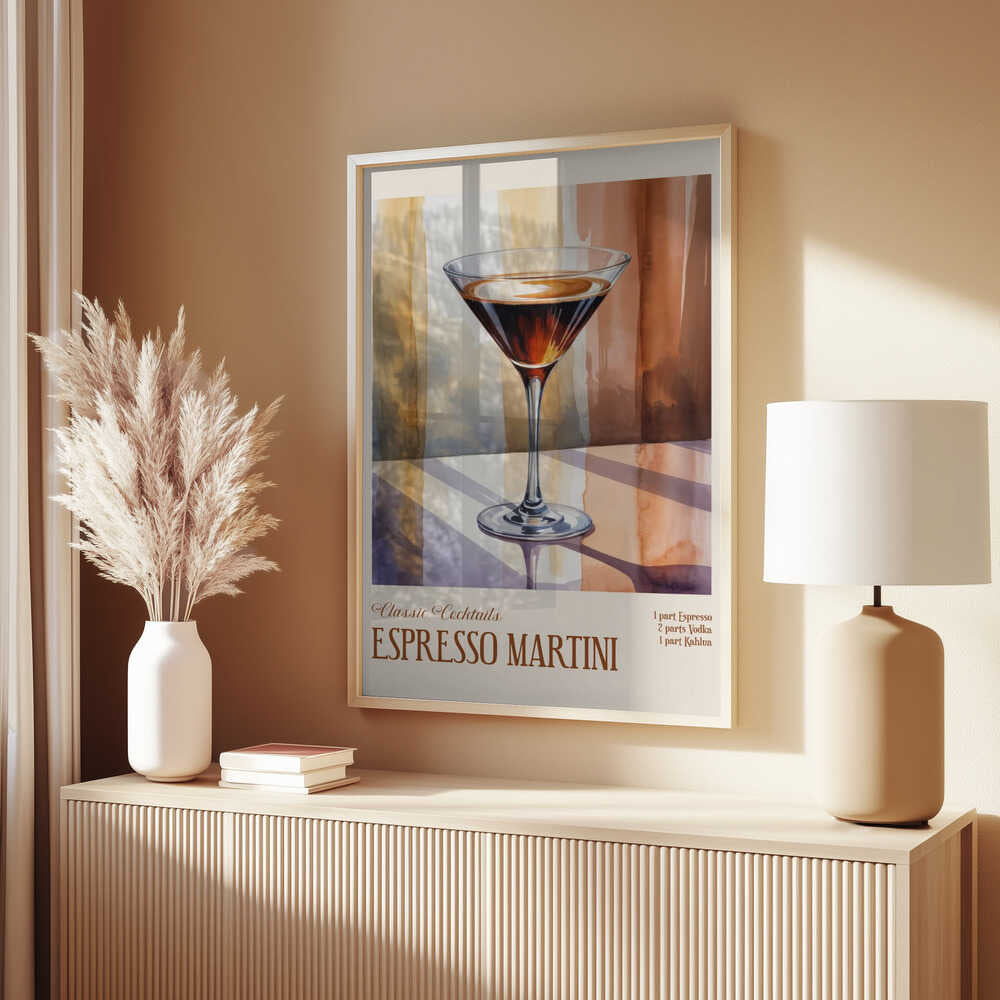 Classic Cocktails - Espresso Martini Poster
