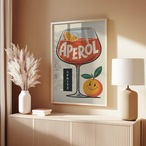 Aperol Spritz Retro Poster
