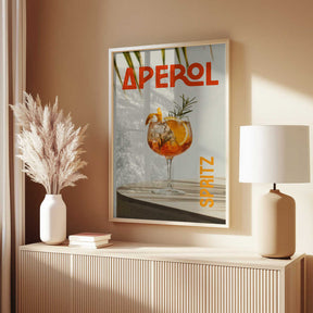 Aperol Spritz Tropic Poster