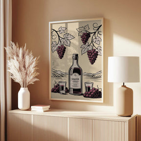 Grappa Bottle Poster