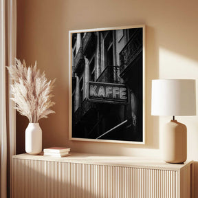 Kaffe Skylt Poster