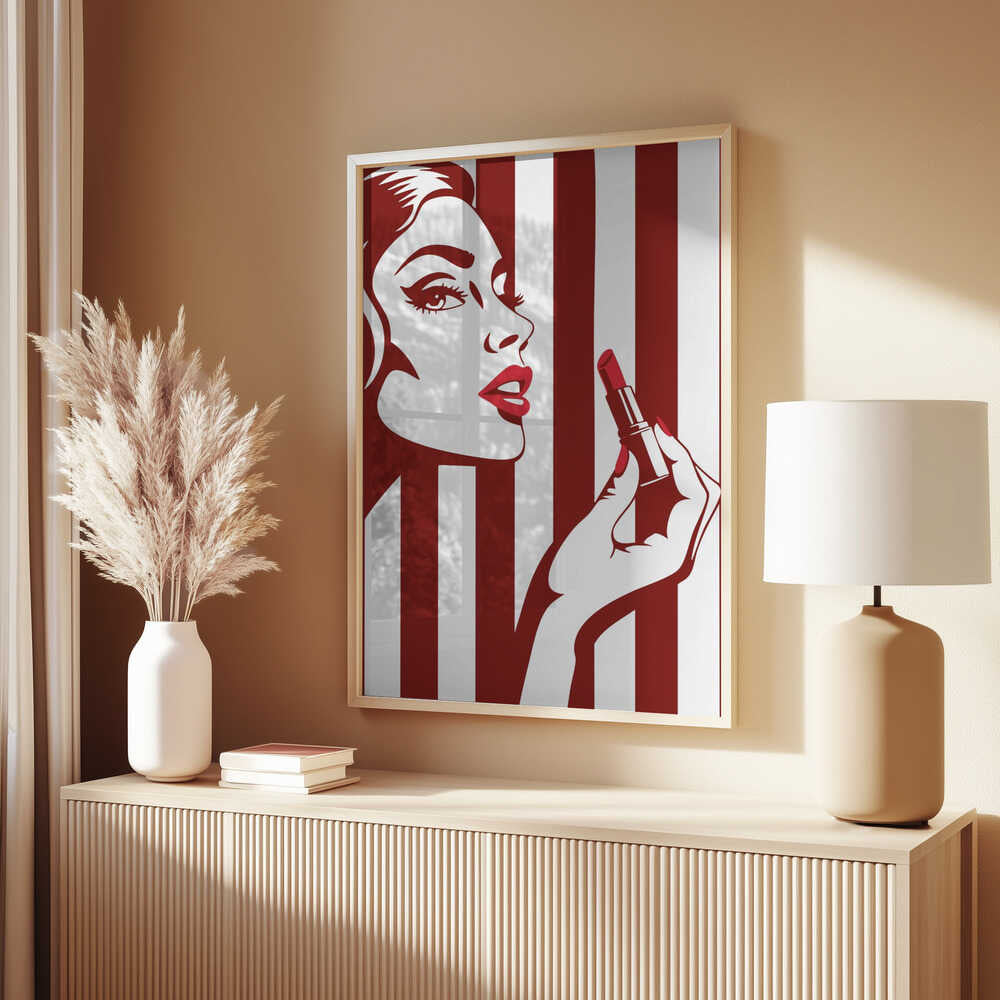 Put On Some Lipstick Poster