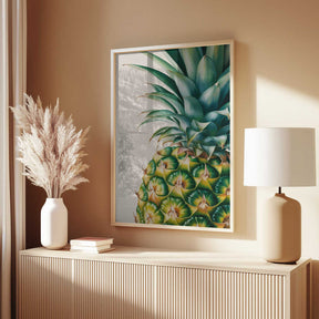 Pineapple Close Up Poster