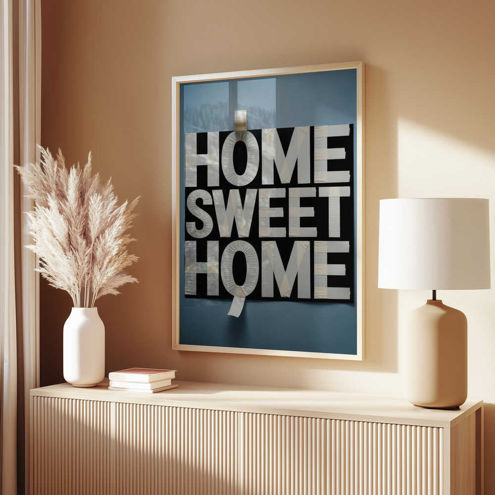 Home Sweet Home Taped Poster