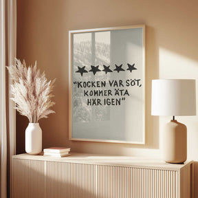 Kocken Var Söt Poster