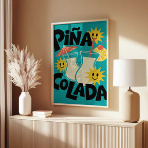 Sunny Pina Colada Poster