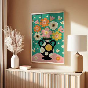 Bouquet of Bold Flowers Poster