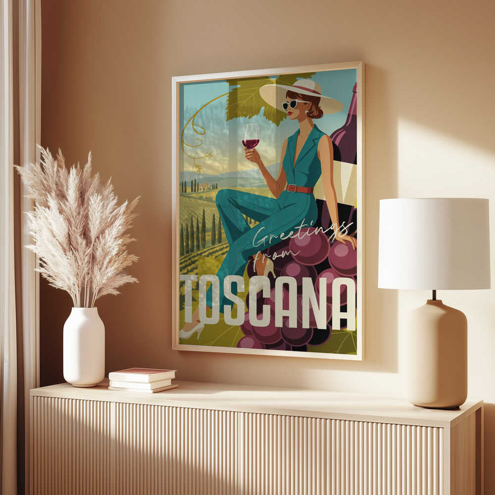Greetings From Toscana Poster