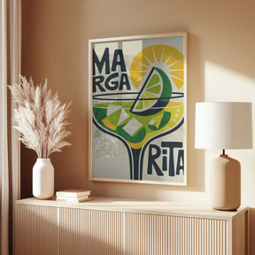 Sunny Margarita Poster