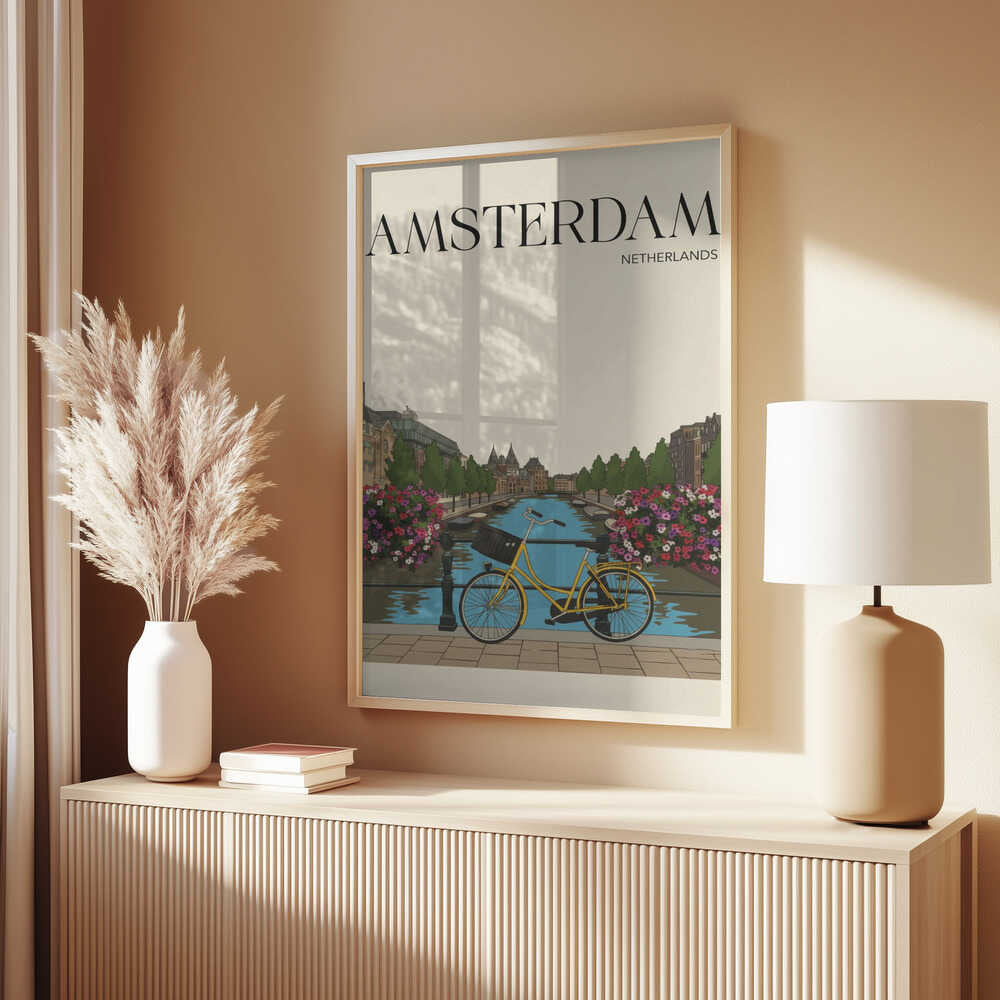 Amsterdam Travel Poster Poster