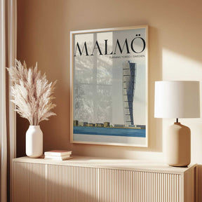 Malmö Travel Poster Poster