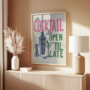 The Cocktail Club Poster