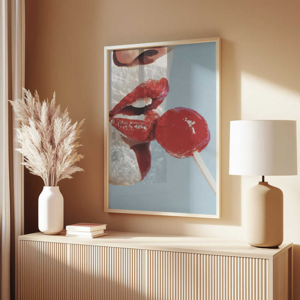 Red Lollipop Poster