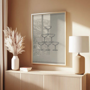 Glass Stack Poster