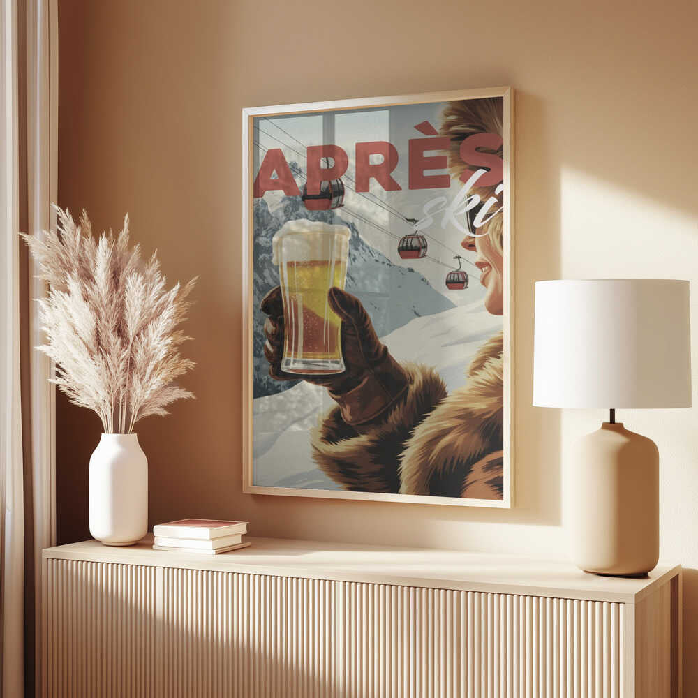 Apres Ski Alpine Poster