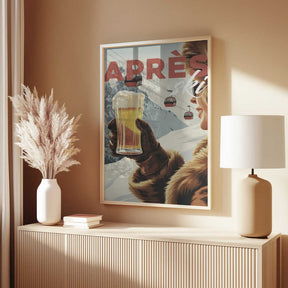 Apres Ski Alpine Poster