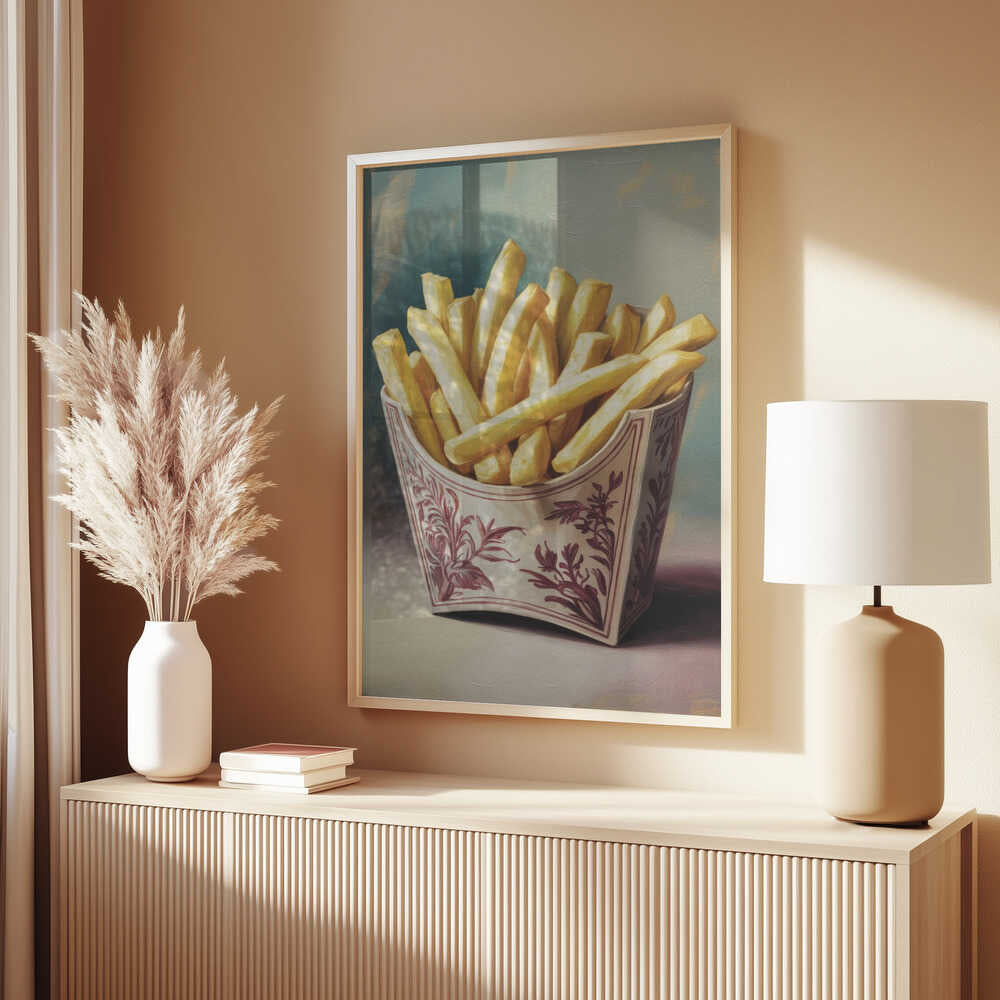 Retro Fries Poster