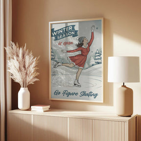 Go Figure Skating Poster