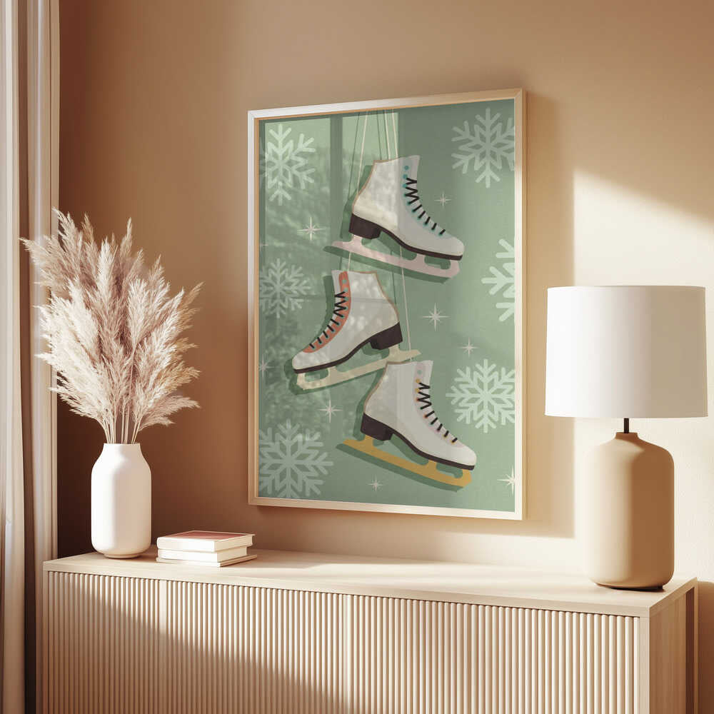 Three Skates Poster
