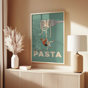 I Love Pasta Poster