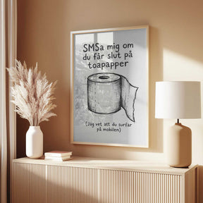 Slut På Toapapper Poster