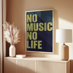 No Music, No Life Poster