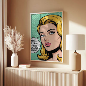 Roll My Eyes Out Loud Poster