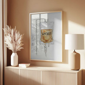 IV Whiskey Bag Poster