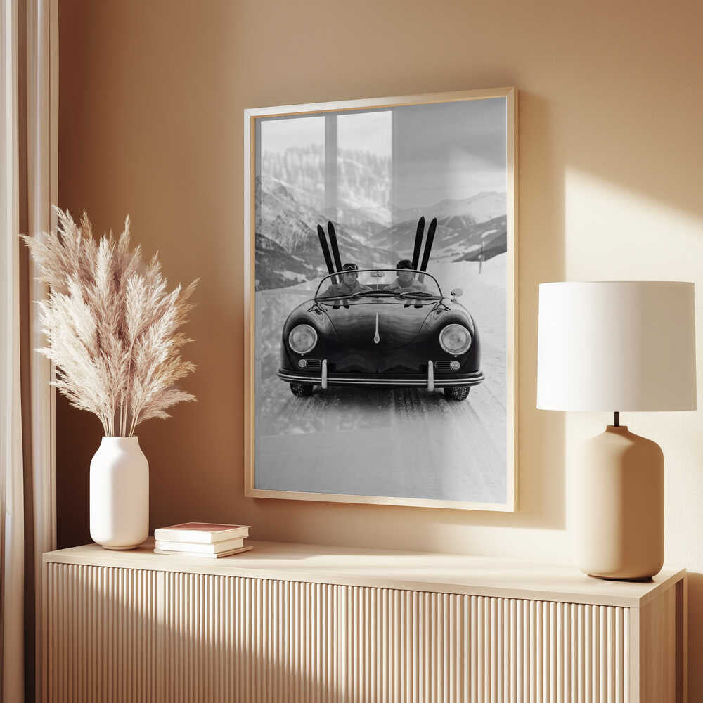 Driving In the Alps Poster