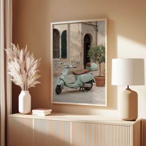 Vespa In Italy Poster