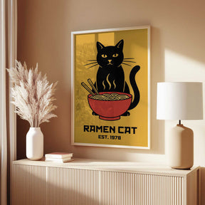 Ramen Cat No 5 Poster