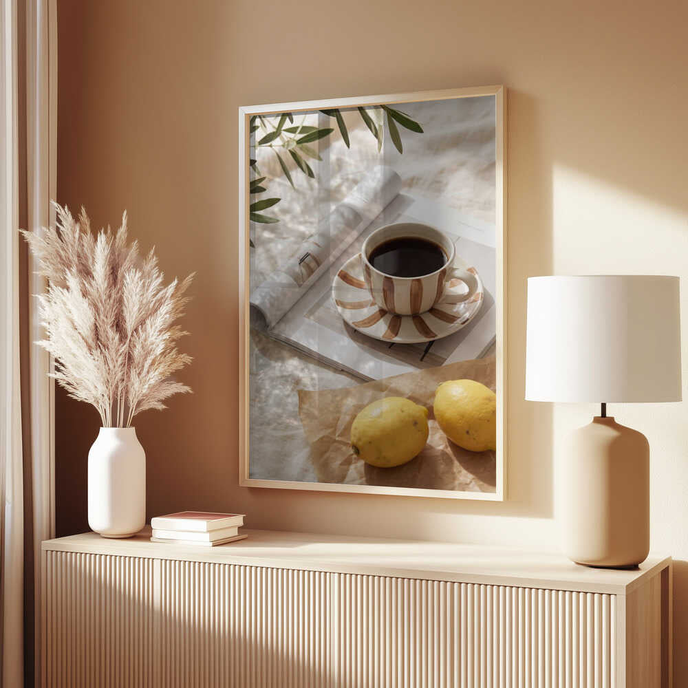 Coffee and Lemons Poster