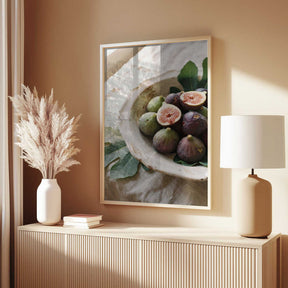 Figs In a Bowl Poster