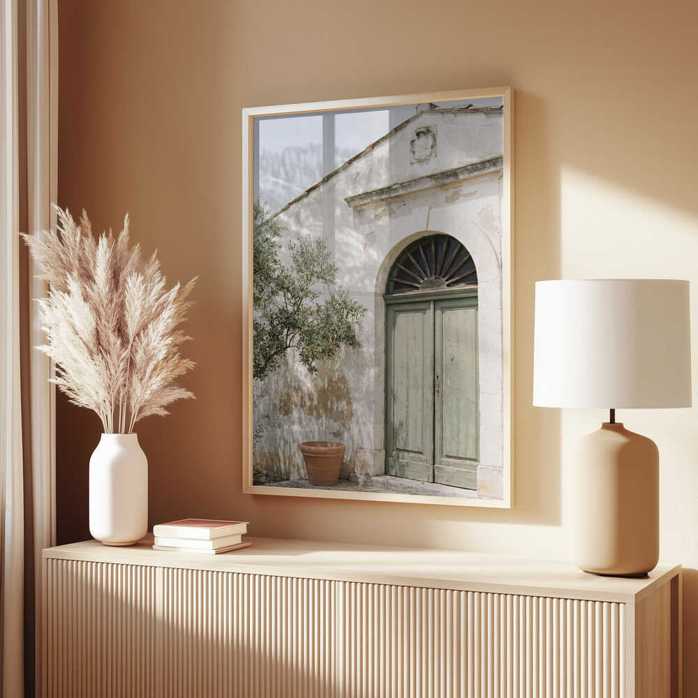 Mediterranean house Poster