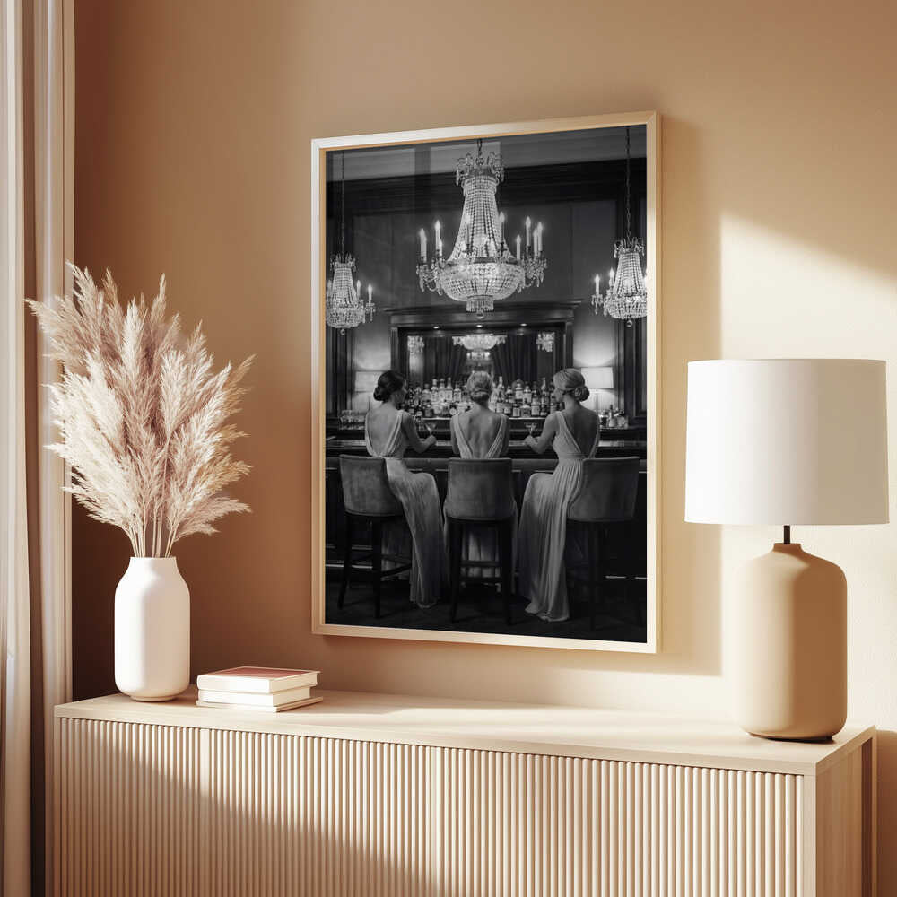 Girls' Night At the Opera Bar Poster