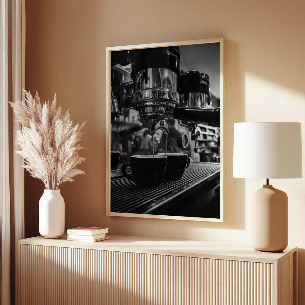 Double Espresso Cups Poster