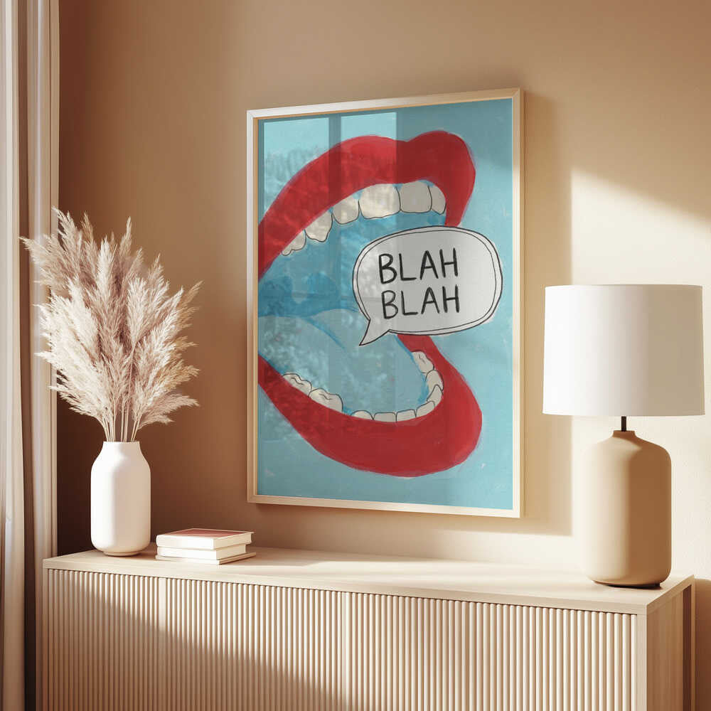 Blah Blah Poster